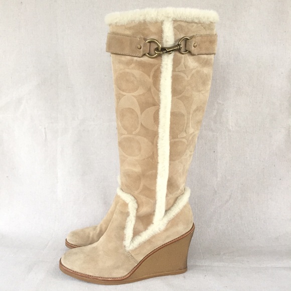 Coach Jonie Suede Tall Boots